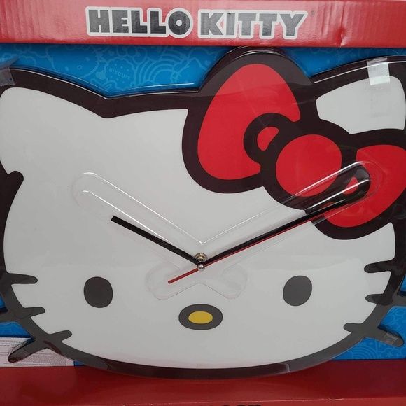 Hello Kitty Large Wall Clock 20in Analog Display One Double A Battery Brand New - Picture 3 of 11
